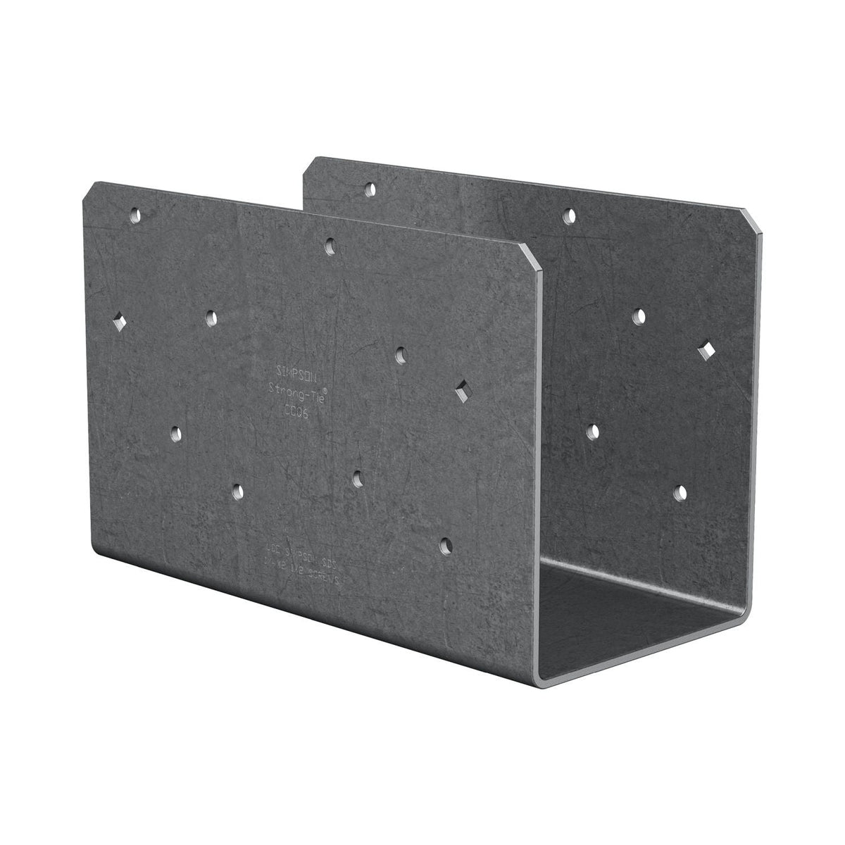 Simpson Strong-Tie CCOQ6-SDS2.5 CCOQ Column Cap, No Straps, for 6x Beam, with Strong-Drive SDS Screws