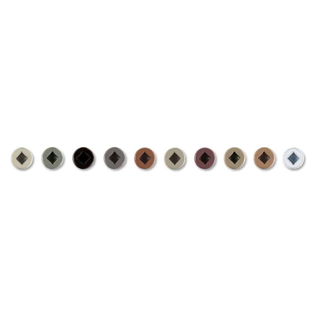 Simpson Strong-Tie T07300FBB Trim-Head Screw, Square Drive, #7 x 3-in. #1 SQ, Type 316, 2000-Pack