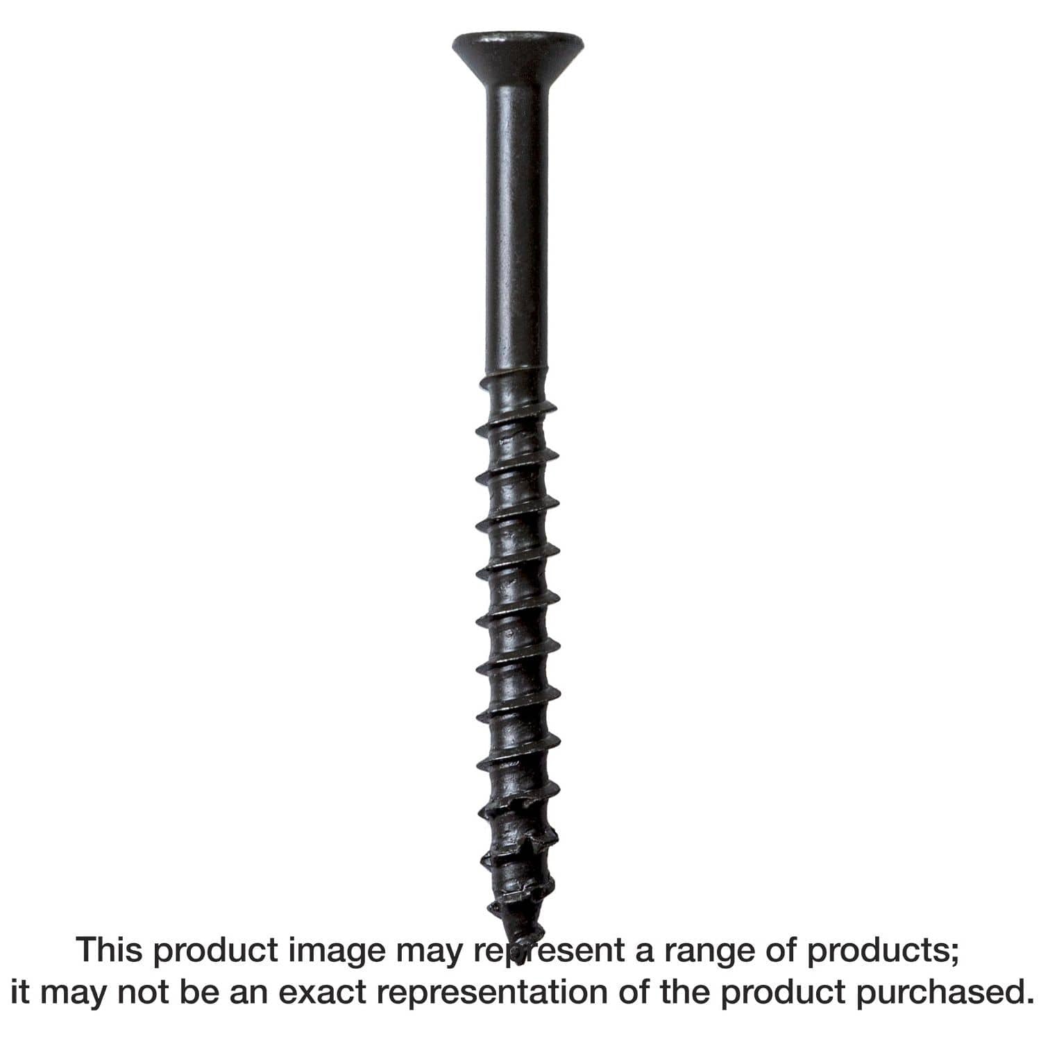 Simpson Strong-Tie TNTB25234TTRB Titen Turbo, 1/4-in. x 2-3/4-in. 6-Lobe Trim-Head Concrete and Masonry Screw, Bronze, 1000-Pack