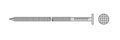 Simpson Strong-Tie S16APBB Post and Beam Nail, Annular Ring Shank, 3-1/2-in. x .148-in. Type 304, 25-lb.
