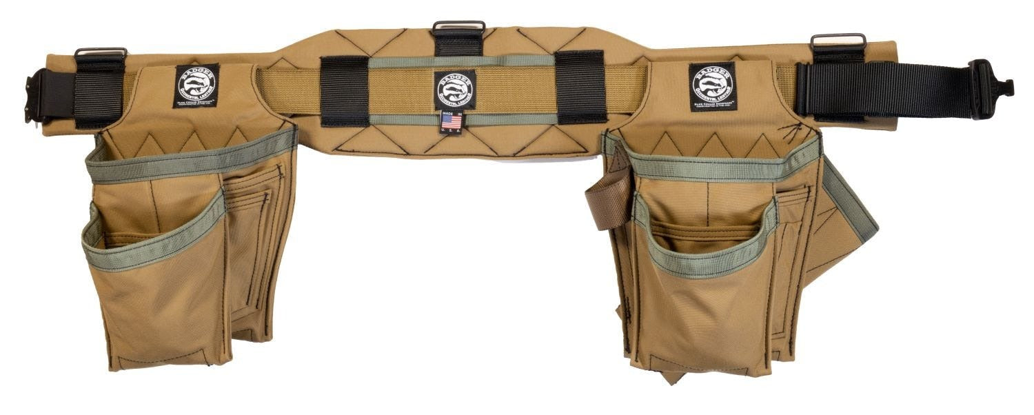 Badger Tool Belt 462020 Sawdust Sage Trimmer Set