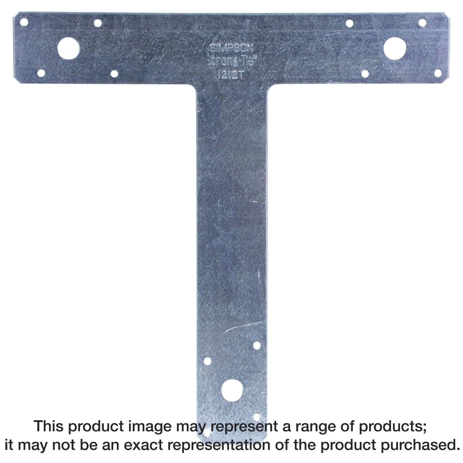 Simpson Strong-Tie 1212T 12-in. x 12-in. 14-Gauge Galvanized T Strap