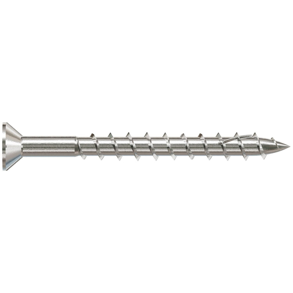 Simpson Strong-Tie T10200WP1 Deck-Drive DWP WOOD SS Screw, #10 x 2-in. T-25, Flat Head, Type 316, 1-lb.