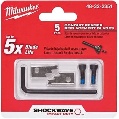 Milwaukee 48-32-2351 Shockwave Conduit Reamer Replacement Blades