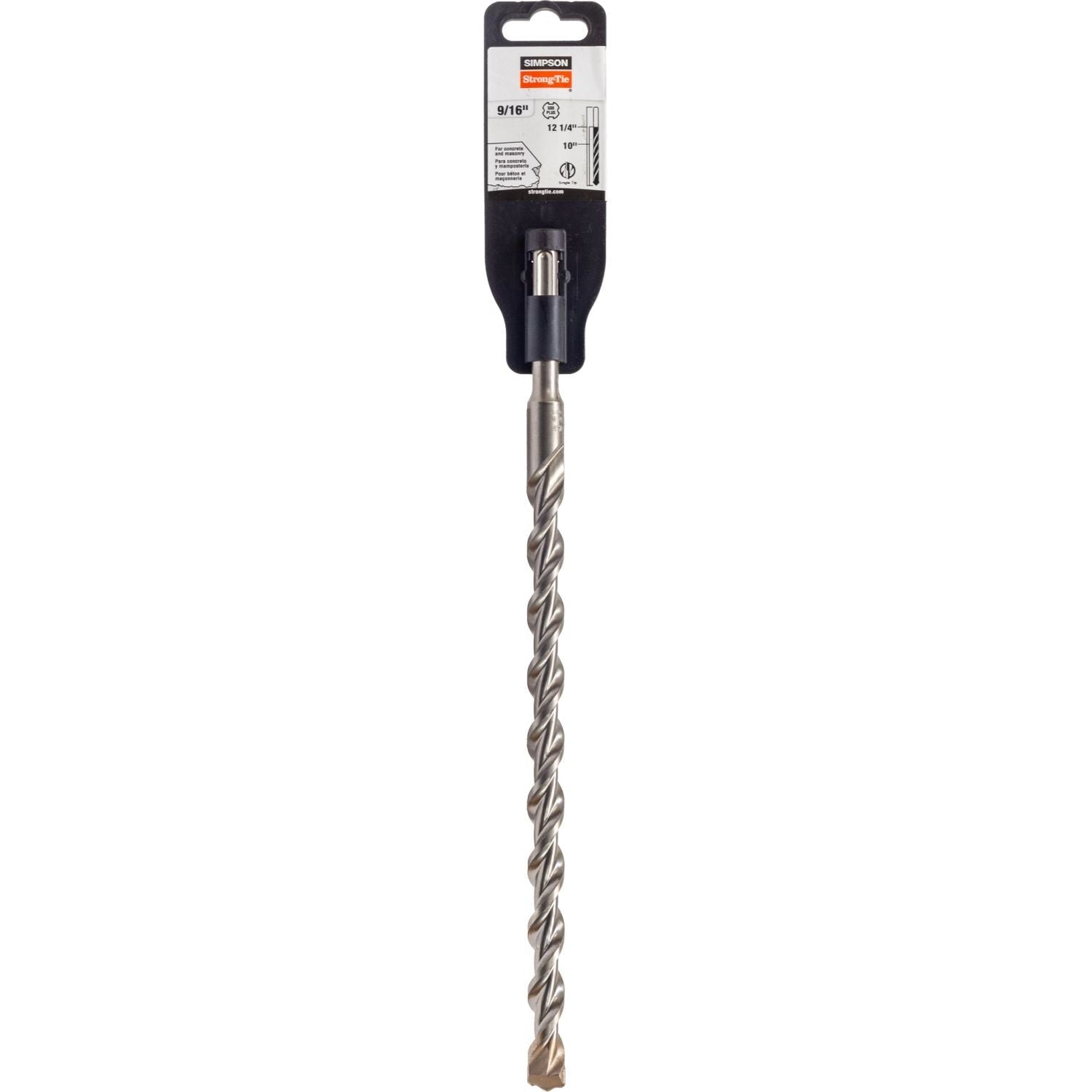 Simpson Strong-Tie MDPL05612 9/16-in. x 12-1/4-in. SDS-plus Shank Drill Bit