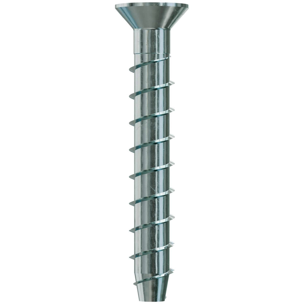 Simpson Strong-Tie THD37300CS Titen HD 3/8-in. x 3-in. Zinc-Plated Countersunk Head Heavy-Duty Screw Anchor, 50-Pack