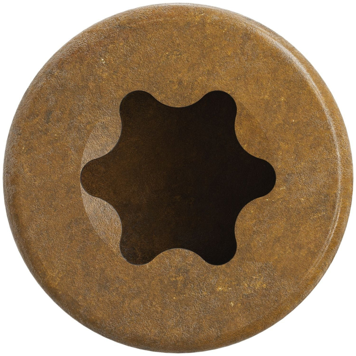 Simpson Strong-Tie FT07212MB Finish Trim Screw, #7 x 2-1/2-in. T10, Trim-Head, Quik Guard, Tan, 1750-Pack