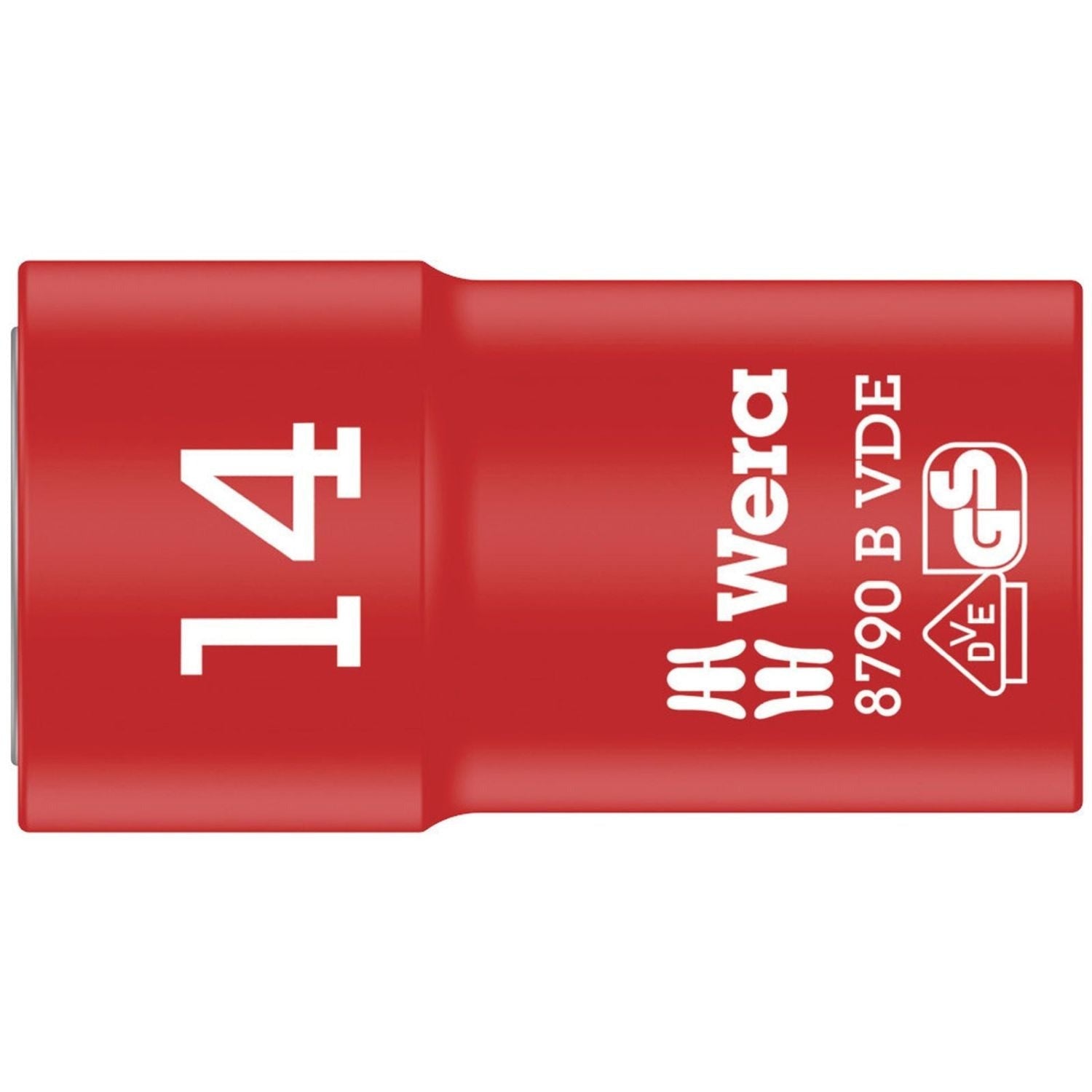 Wera 8790 B VDE Zyklop 3/8-in. Socket, Insulated, 14x46-mm.
