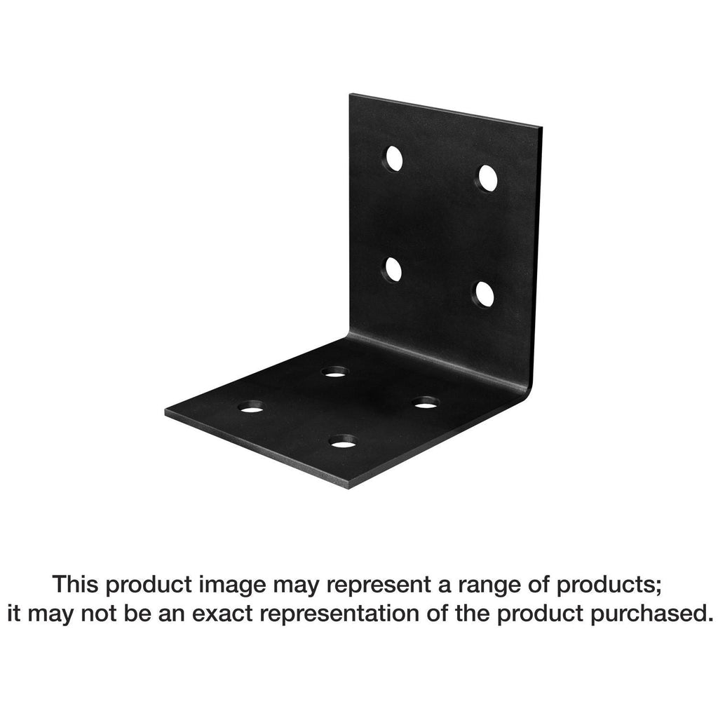 Simpson Strong-Tie HL46PC HLPC 4-1/4-in. x 6-in. Black Powder-Coated Ornamental Heavy Angle