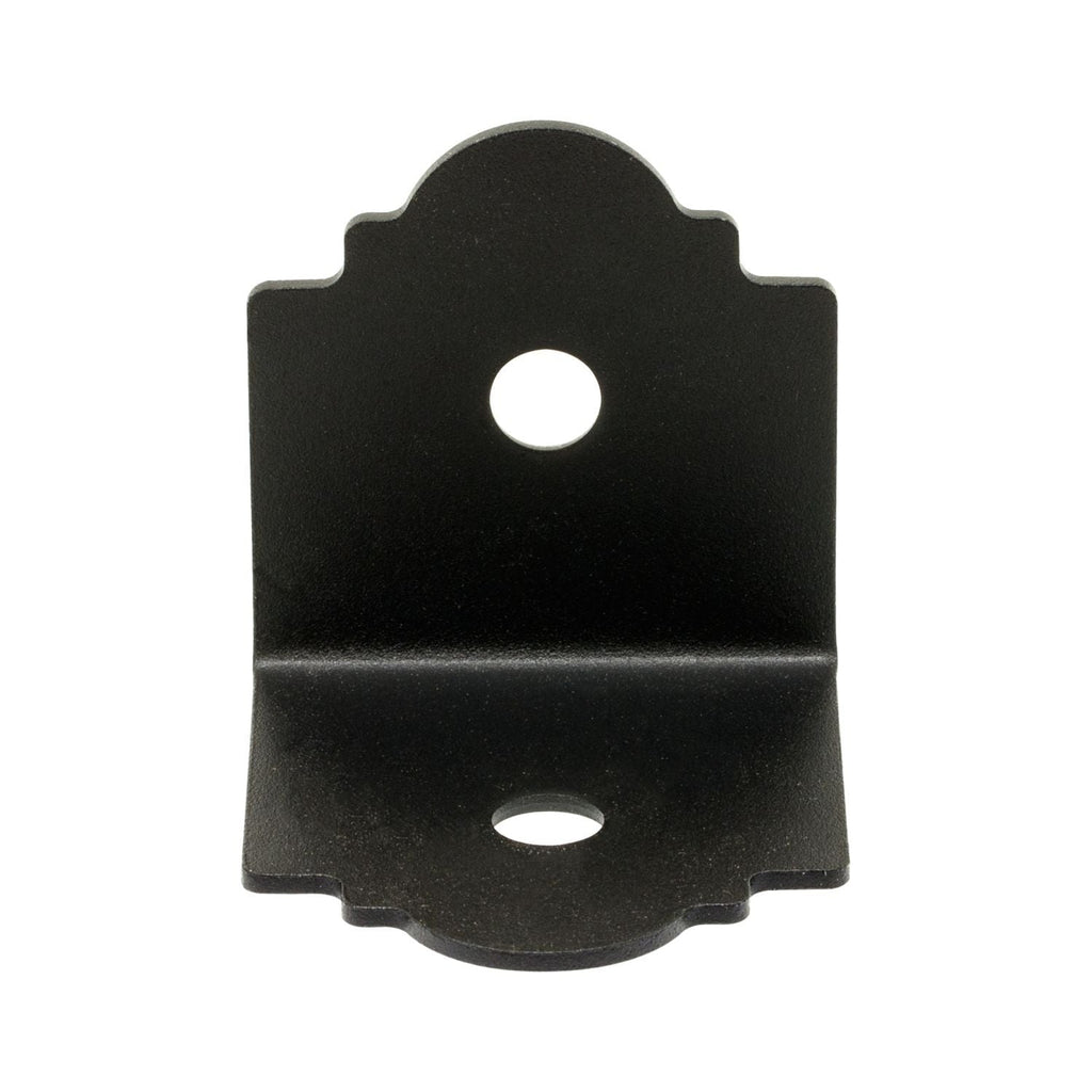 Simpson Strong-Tie APA4 Outdoor Accents Mission Collection ZMAX, Black Powder-Coated 90° Angle for 4x