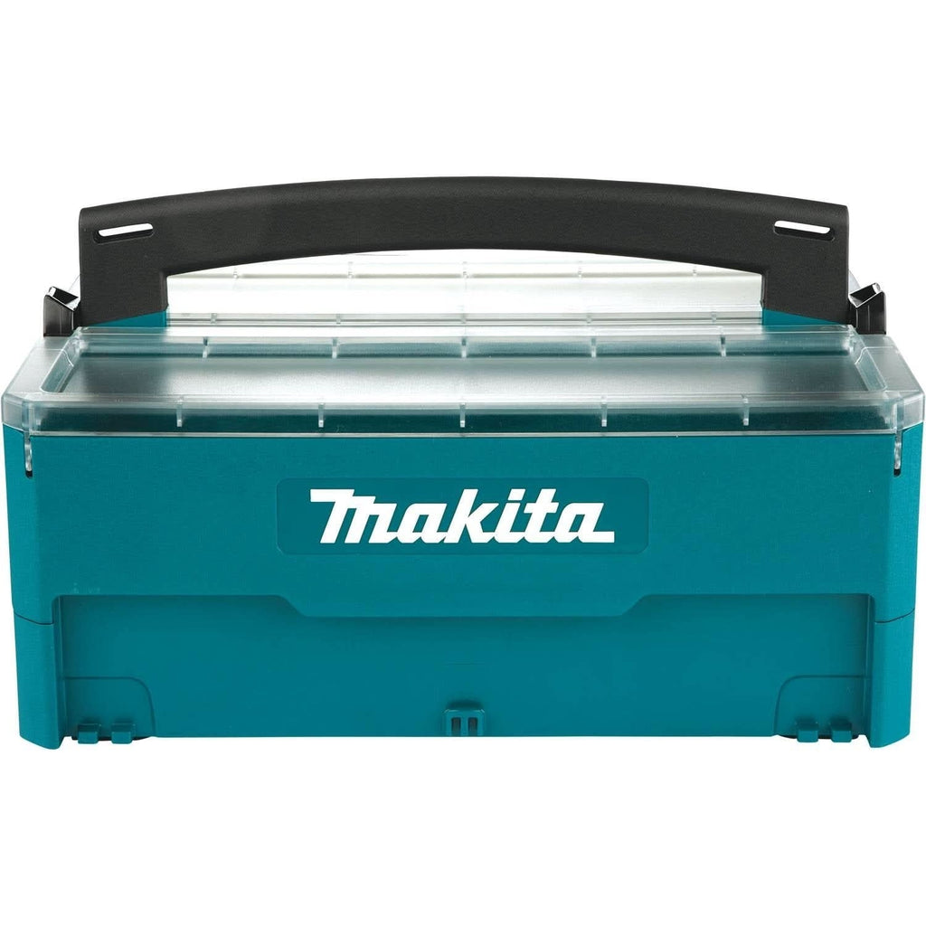 Makita P-84137 MAKPAC Interlocking Storage Box with Inserts, 6-1/2" x 15-1/4" x 11-5/8"