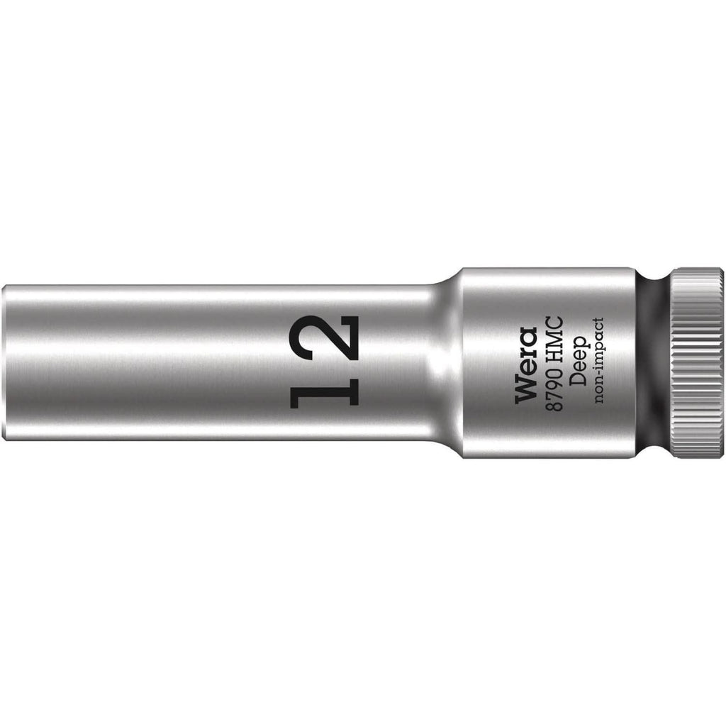 Wera 8790 Hmc Deep Socket With 1/2-in. Drive, 12x83-mm.