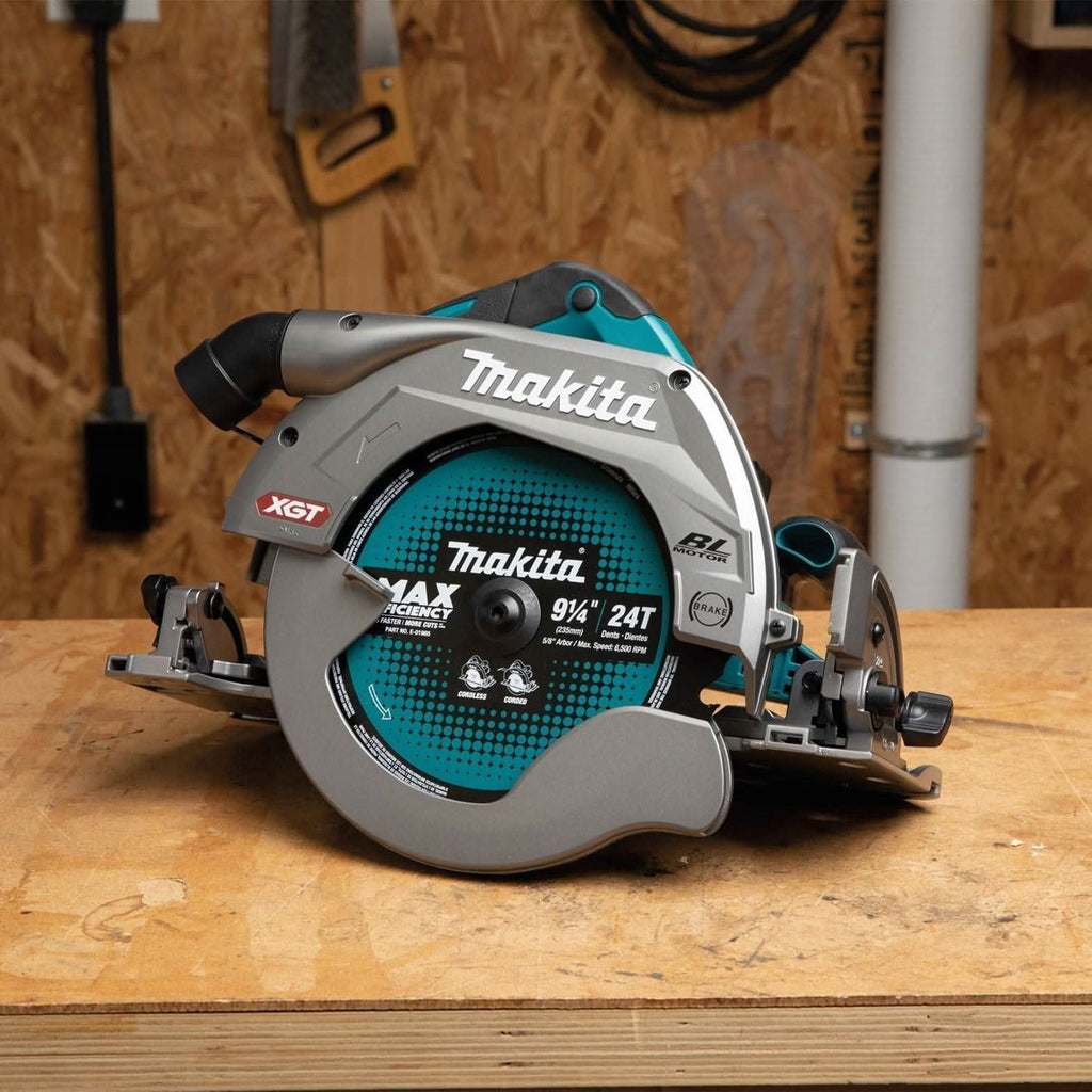 Makita GSH04Z 40V max XGT Brushless Cordless 10-1/4" Circular Saw with Guide Rail Compatible Base, AWS Capable, Tool Only