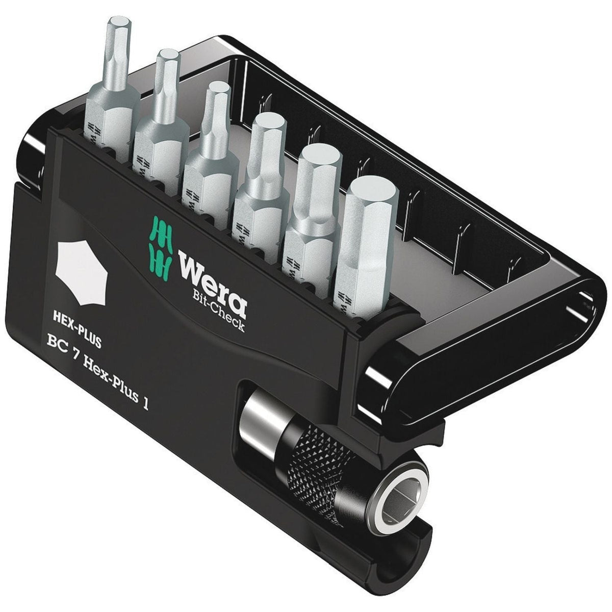 Wera Bit-Check 7 Hex-Plus 1, 7-Pieces