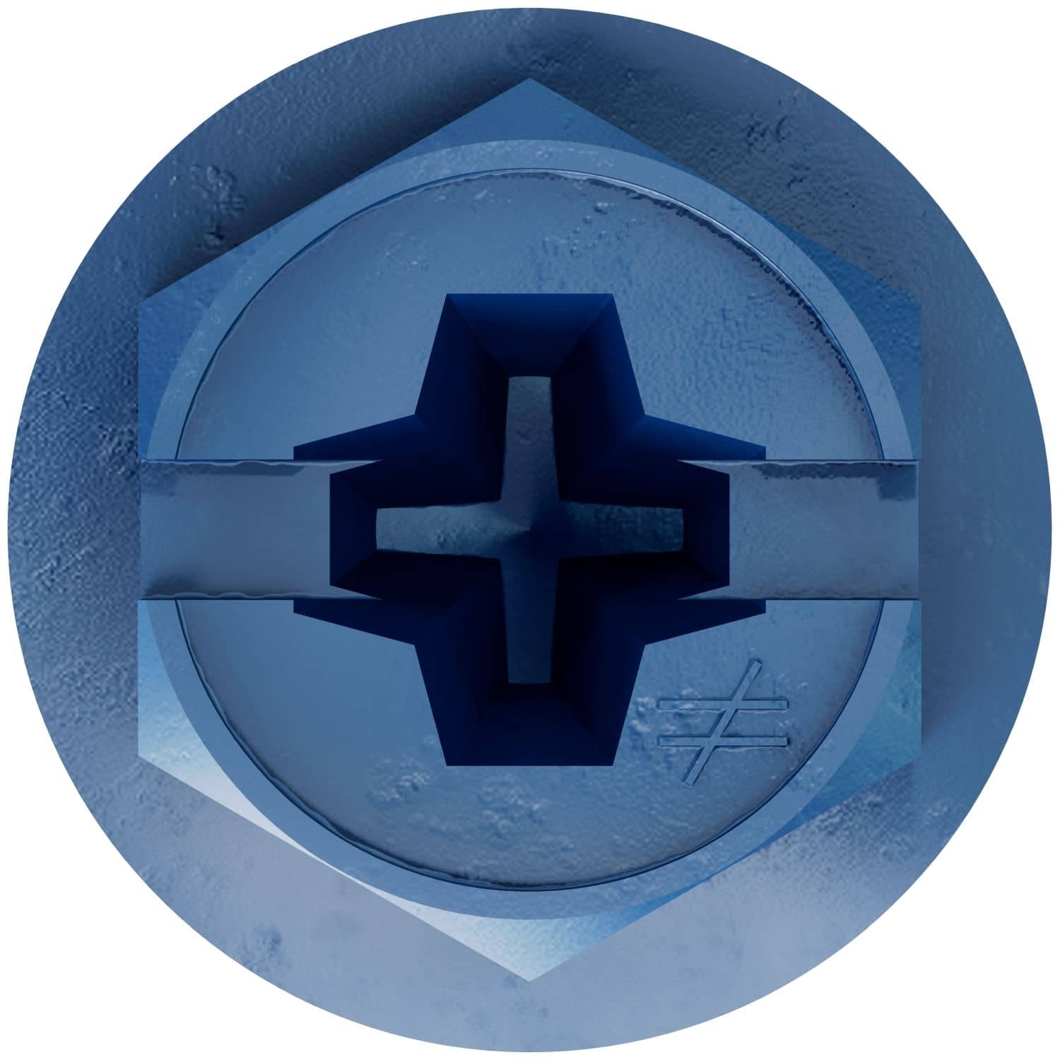 Simpson Strong-Tie TNT25114HC8 Titen Turbo, 1/4-in. x 1-1/4-in. Hex-Head Concrete and Masonry Screw, Blue, 8-Pack