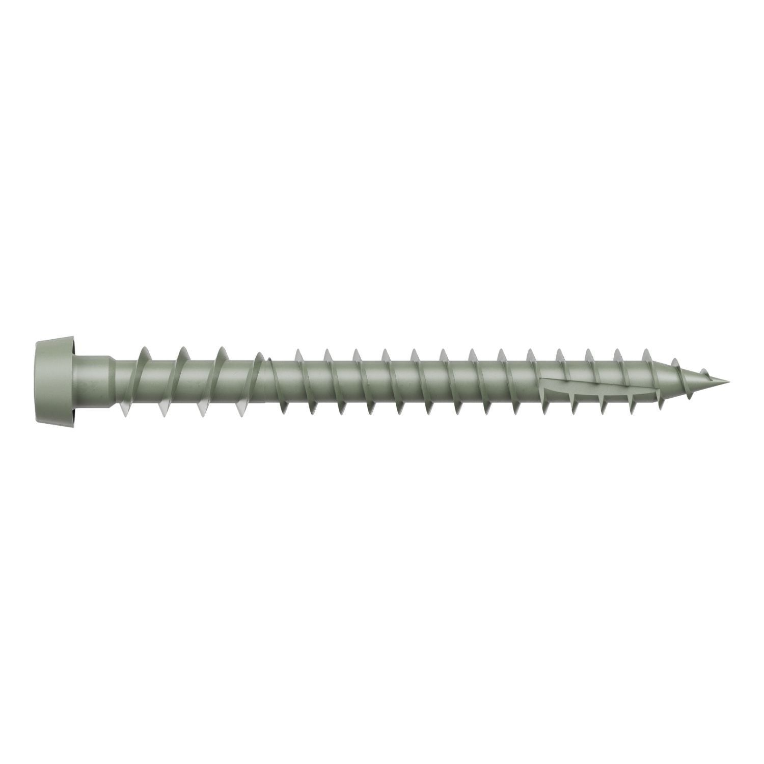 Simpson Strong-Tie DCU2GRR350 Deck-Drive DCU COMPOSITE Screw, #10 x 2-in. T20, Quik Guard, Gray, 350-Pack