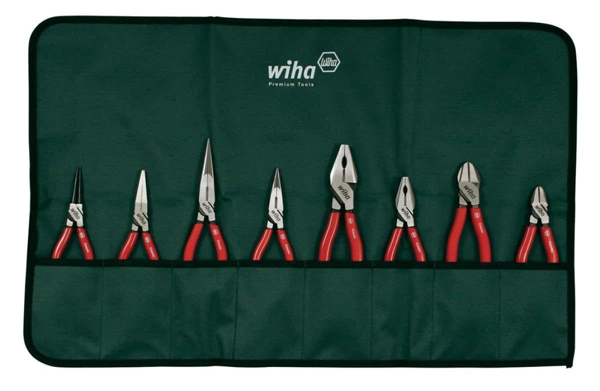 Wiha 32608 Soft Grip Pliers/Cutters 8 Piece Set