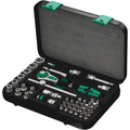 Wera 8100 Sa 4 Zyklop Speed Ratchet Set, 1/4-in. Drive, Imperial, 41-Pieces