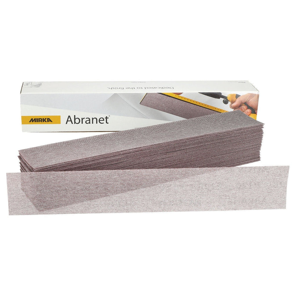 Mirka Abranet 2-3/4-in. x 16-1/2-in. P80 Mesh Sanding Sheets, 50-Pack (9A-151-080)