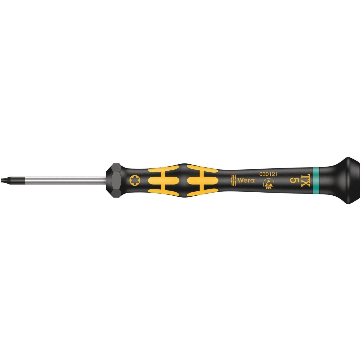 Wera 1567 Torx Esd Kraftform Micro Screwdriver For Torx Screws, Torx 5x40-mm.