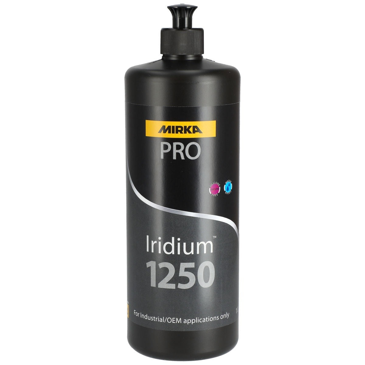 Mirka PRO Iridium 1250 1 Liter Polishing Compound for Spot Repair and Scratch Removal (PC1250-1L)