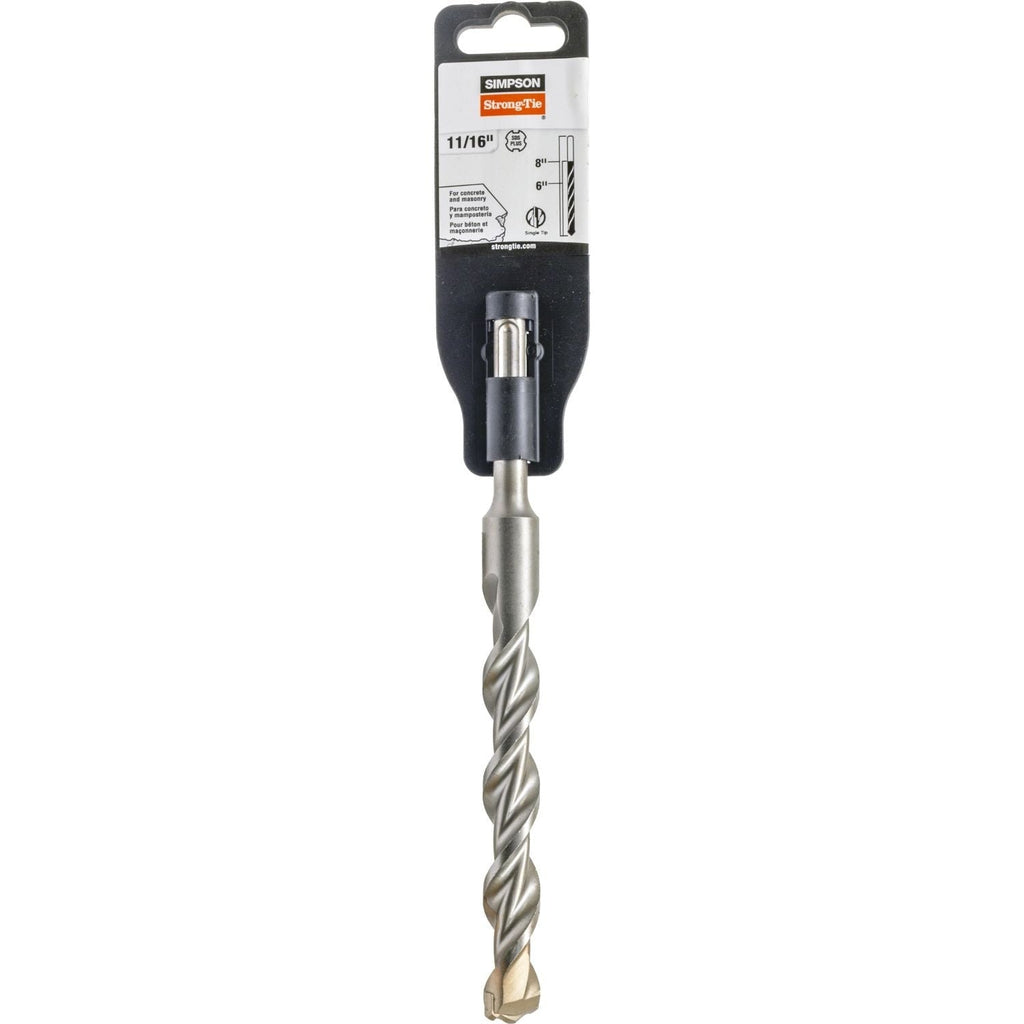 Simpson Strong-Tie MDPL06808 11/16-in. x 8-in. SDS-plus Shank Drill Bit