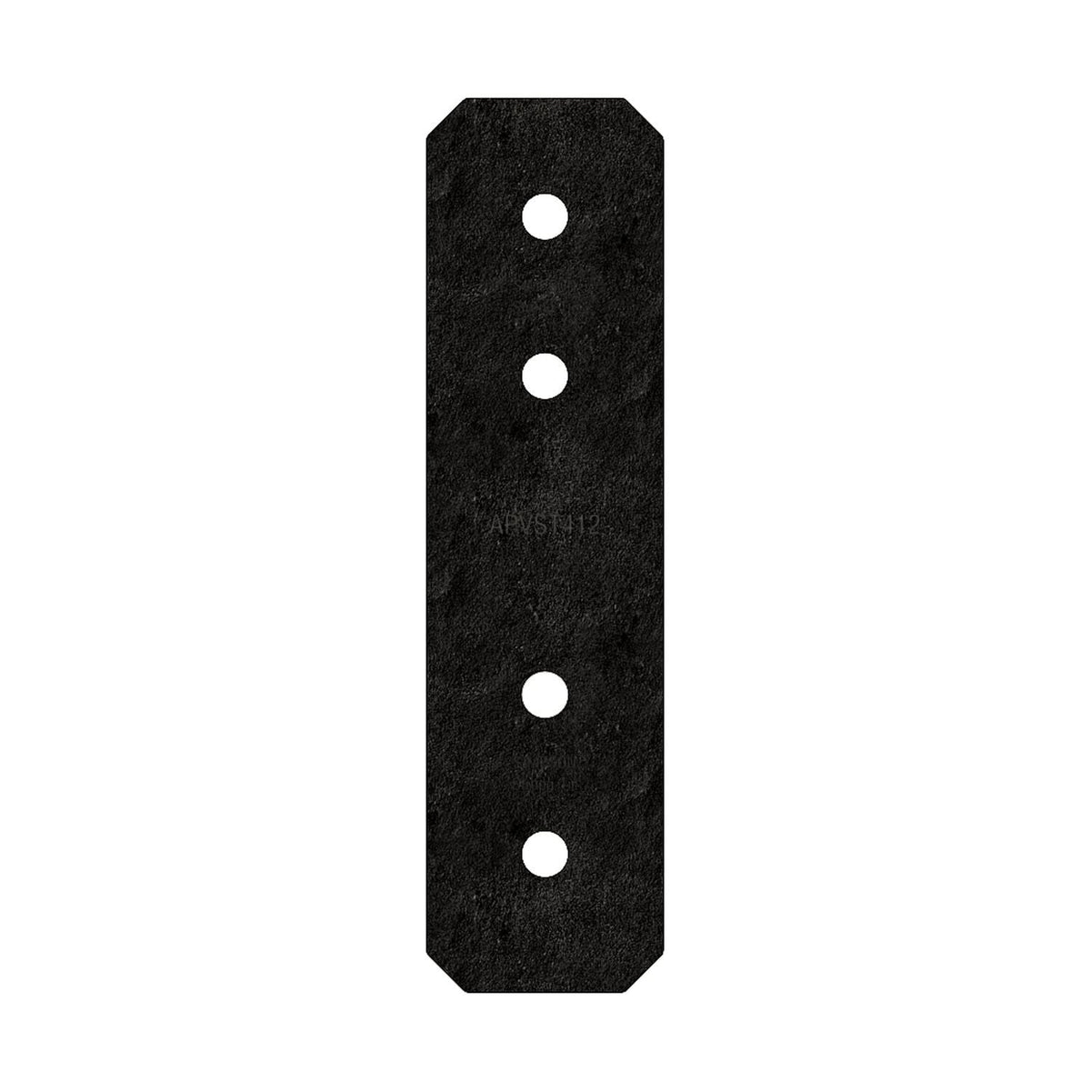 Simpson Strong-Tie APVST412 Outdoor Accents Avant Collection 3-in. x 11-1/4-in. ZMAX, Black Powder-Coated Strap for 4x