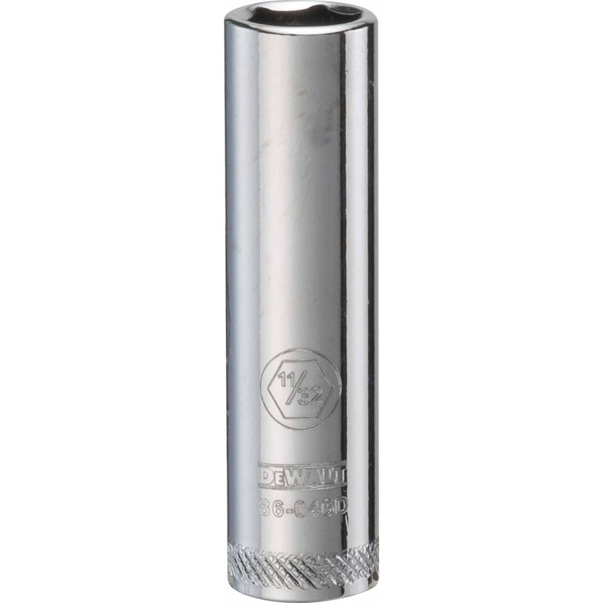 DEWALT 11/32-in. 1/4-in. Drive 6-Point Deep Socket, SAE Hand Tool (DWMT86046OSP)