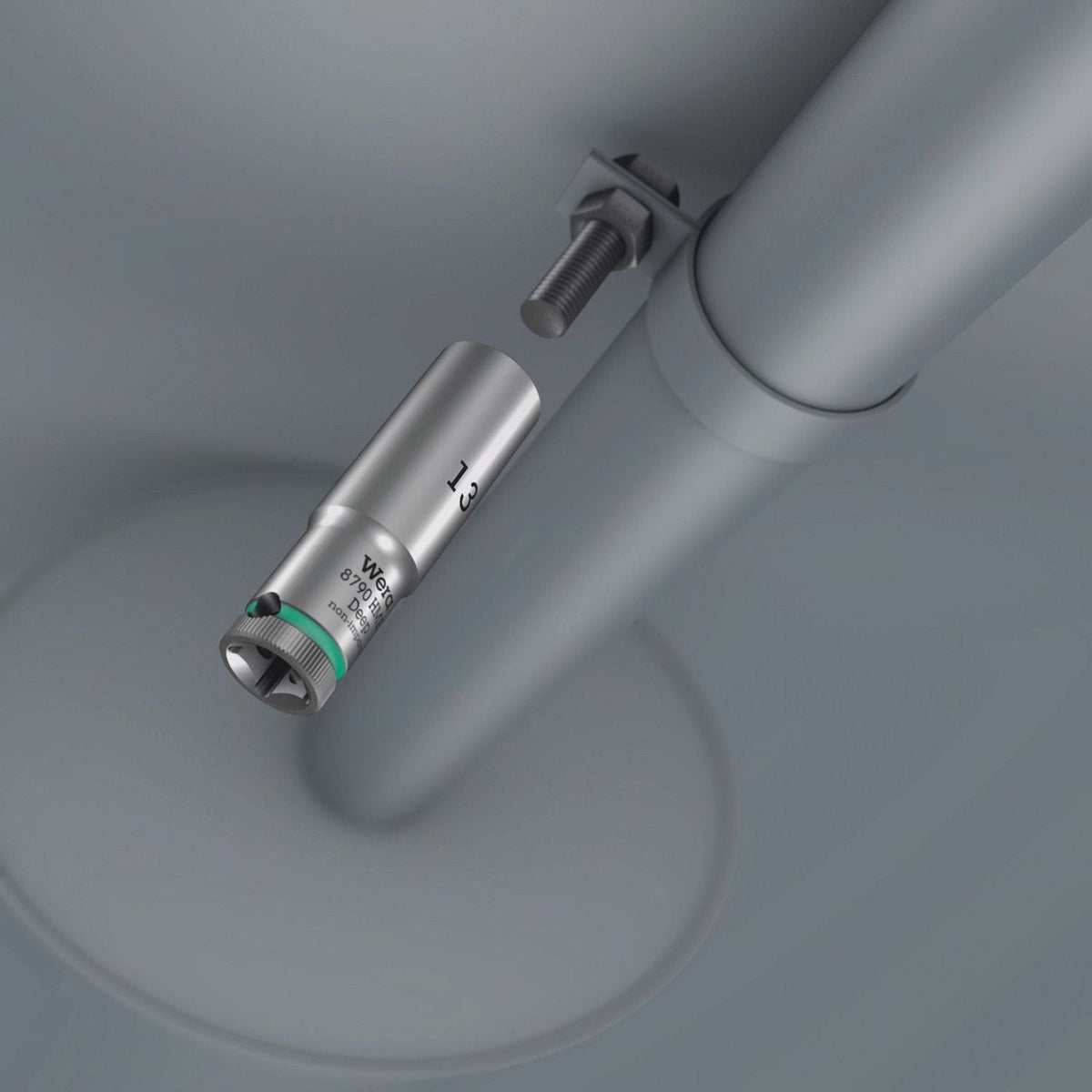 Wera 8790 Hma Deep 1/4-in. Socket, 9x50-mm.