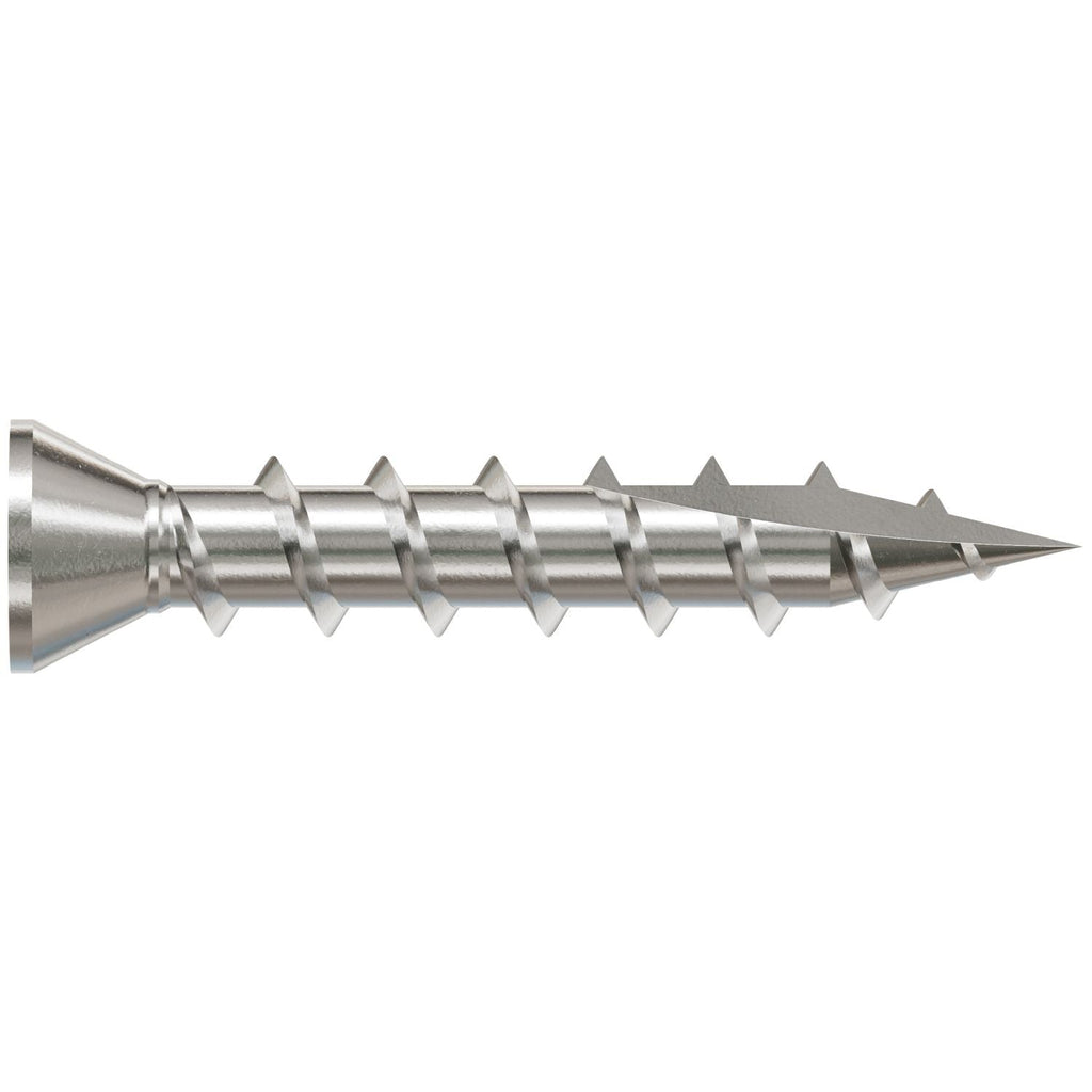 Simpson Strong-Tie S07100FB5 Trim-Head Screw, Square Drive, #7 x 1-in. #1 SQ, Type 305, 5-lb.