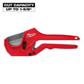 Milwaukee 1-5/8 in. Ratcheting PVC and Tubing Cutter with Stainless Steel Blade (48-22-4220)
