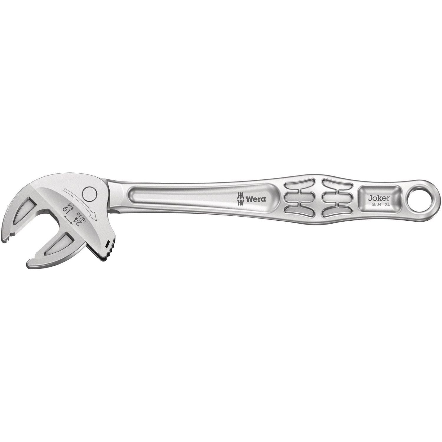 Wera 6004 Joker XL Self-Setting Spanner, 19; 20; 21; 22; 24x3/4; 25/32; 13/16; 7/8; 15/16-in.x256-mm.
