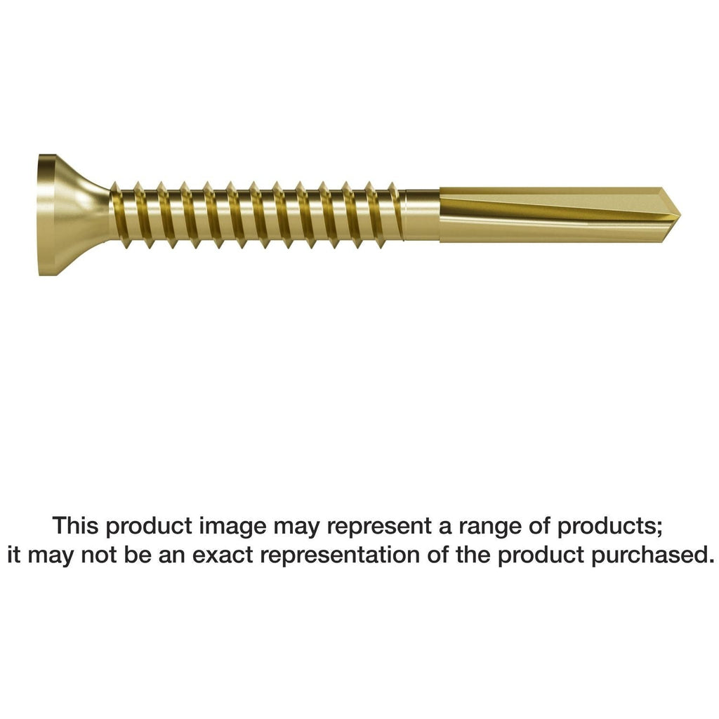 Simpson Strong-Tie PPHD134S1016 Strong-Drive PPHD SHEATHING-TO-CFS Screw (Collated), #10 x 1-3/4-in. T25, Yellow Zinc, 2000-Pack