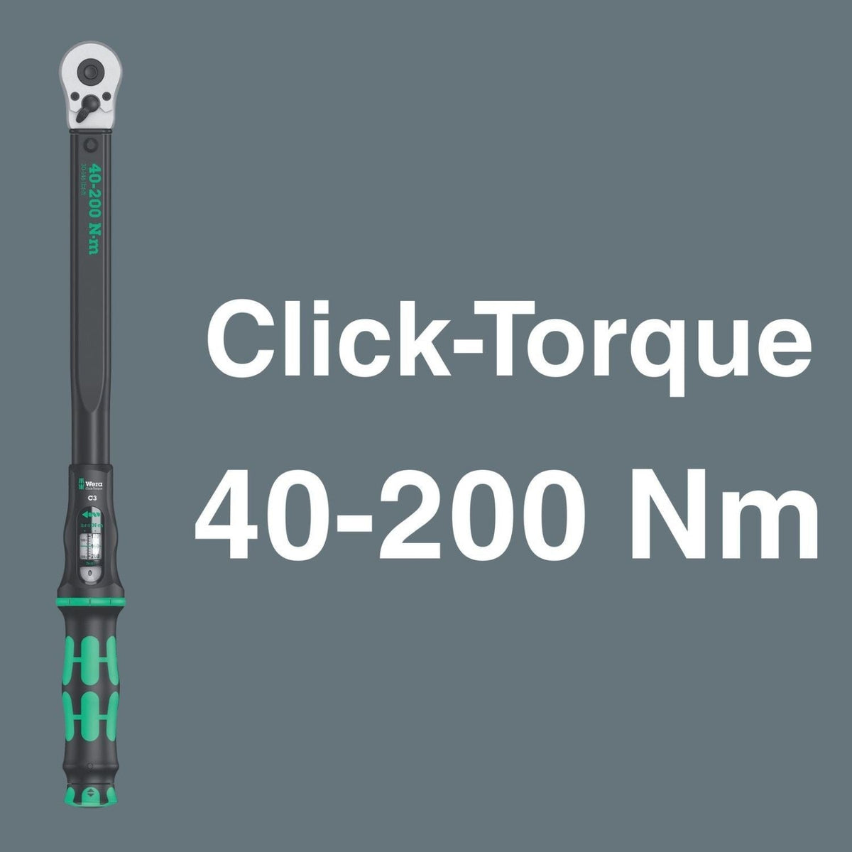 Wera Click-Torque C 3 Set 1, 40-200 Nm, 13-Pieces