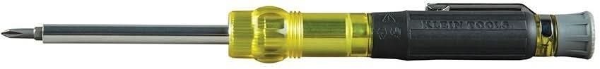 Klein 32614 Multi-Bit Electronics Pocket Screwdriver, 4-in-1, Ph, Sl Bits