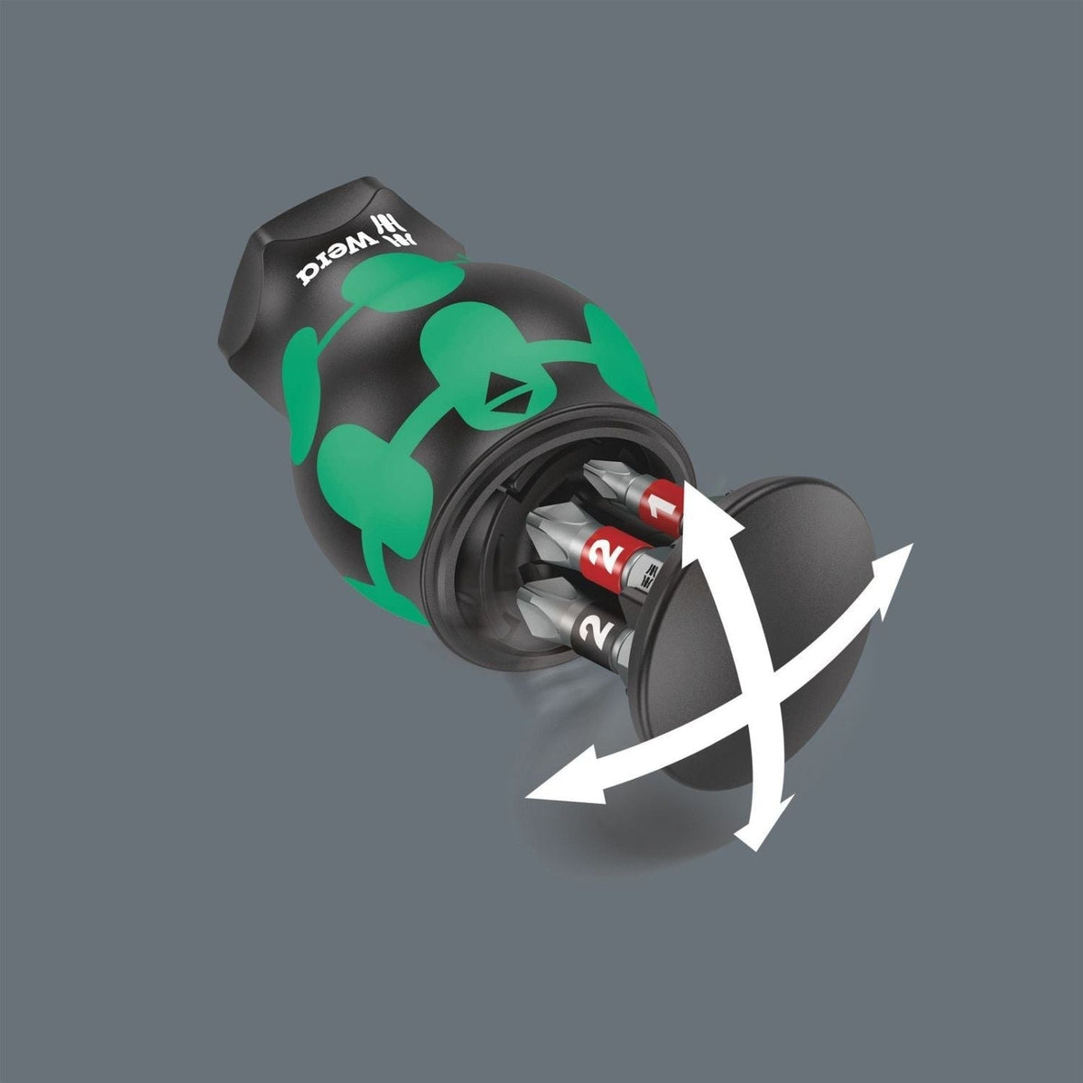 Wera Kraftform Kompakt Stubby Magazine 2, 6-Pieces
