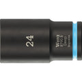 Wera 8790 B Impaktor Deep Socket With 3/8-in. Drive, 24x63-mm.
