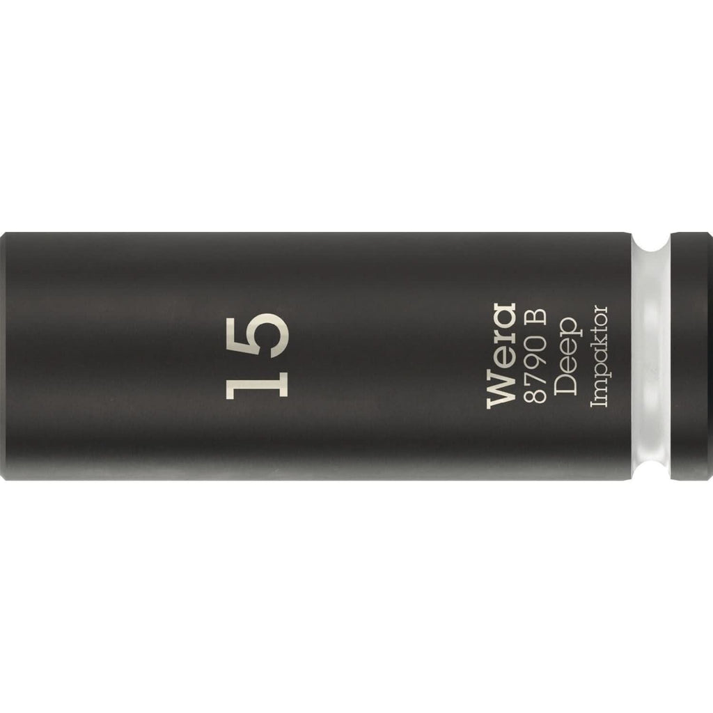 Wera 8790 B Impaktor Deep Socket With 3/8-in. Drive, 15x63-mm.