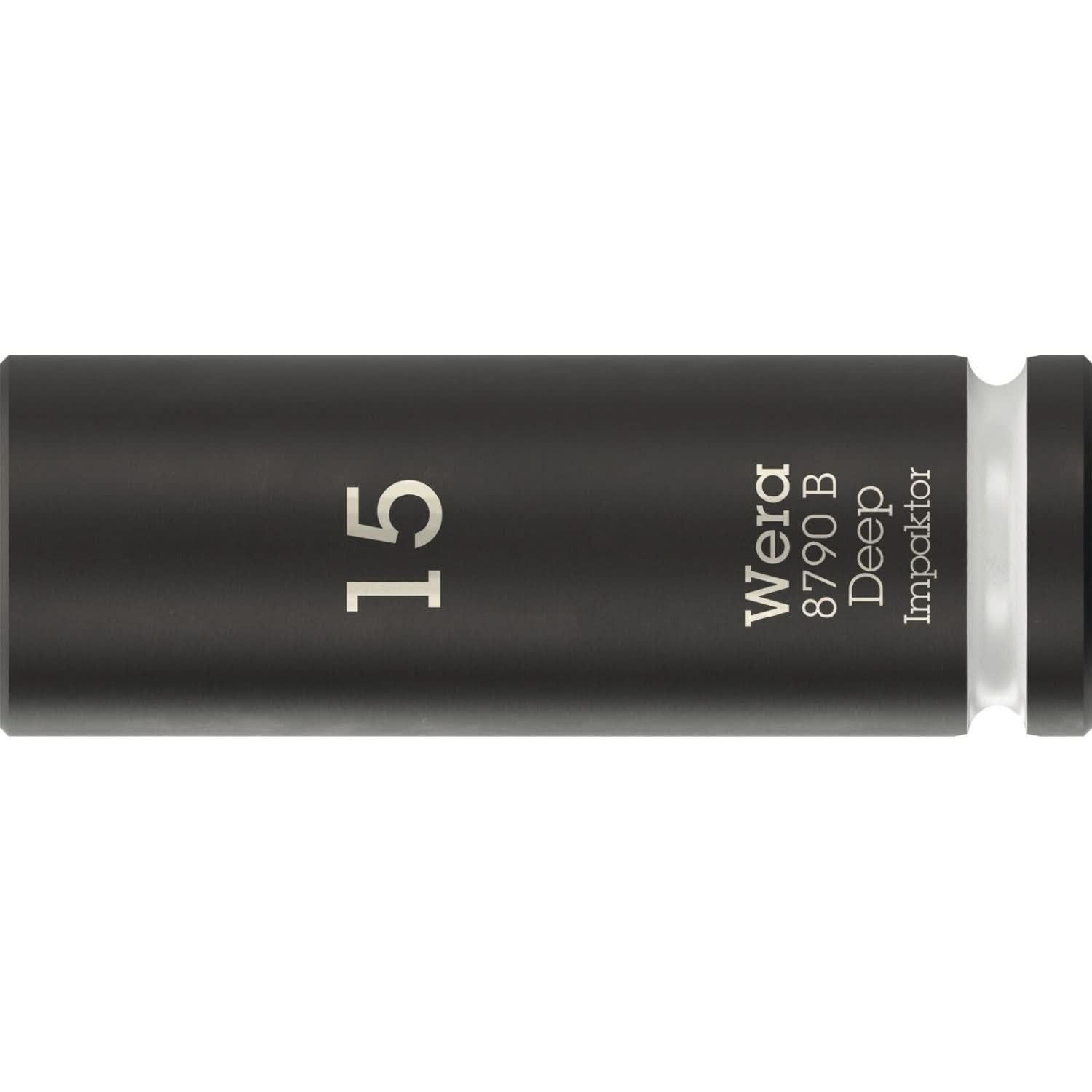 Wera 8790 B Impaktor Deep Socket With 3/8-in. Drive, 15x63-mm.