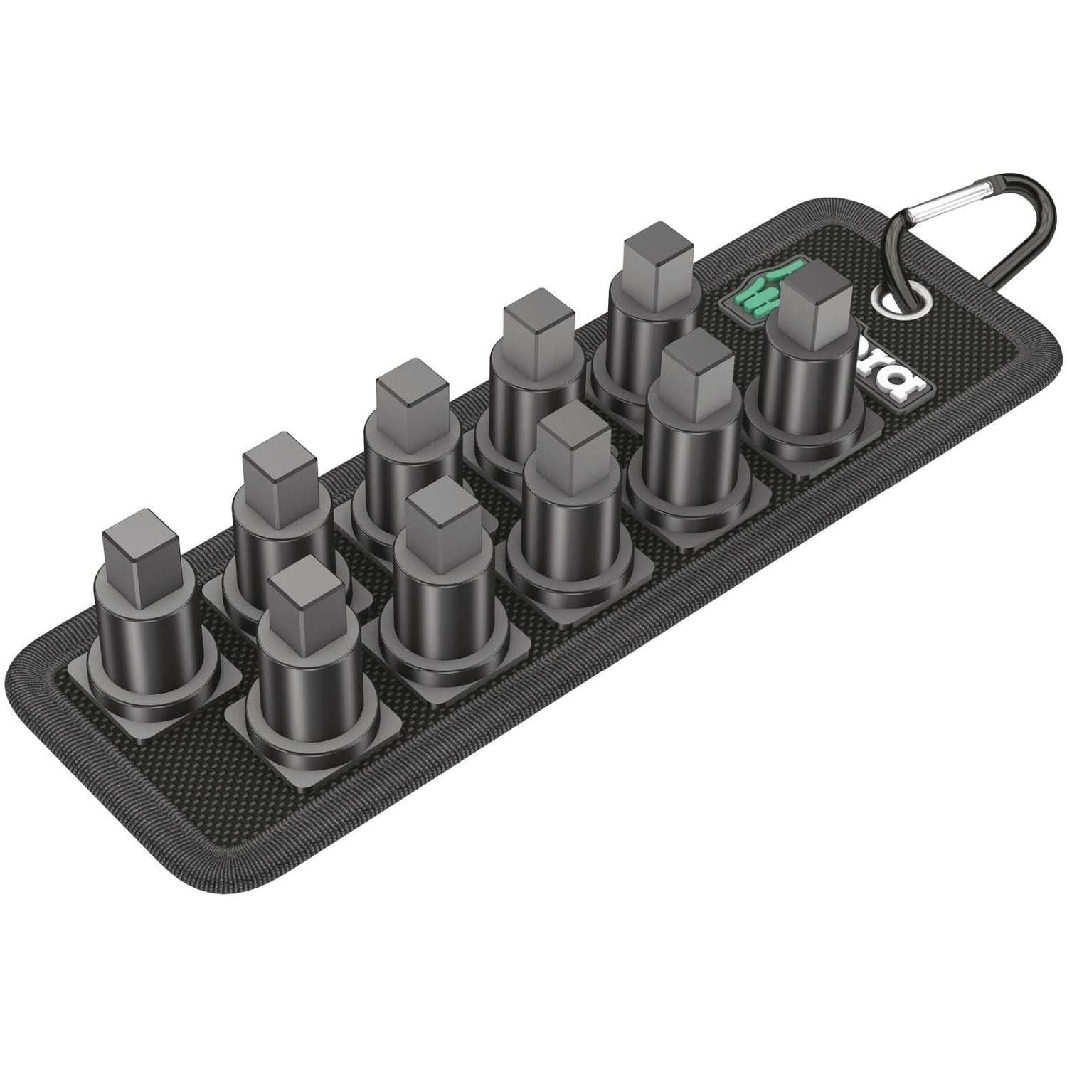Wera Belt B VDE (Textile Belt), 10 Location, Unloaded, 71x209-mm.
