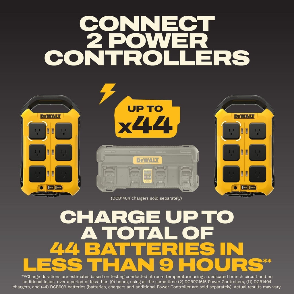 DeWALT DCBPC1615 15-Amp 6-Outlet Multi-Charger Power Controller