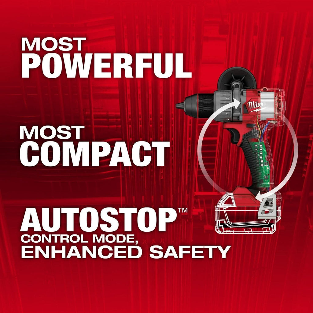 Milwaukee 2904-20 M18 FUEL 1/2-in. Hammer Drill/Driver, Tool Only