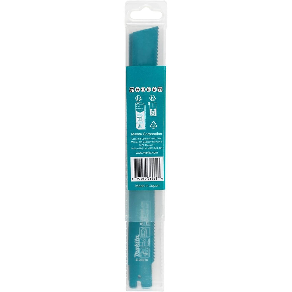 Makita E-26216 10-1/4-in. Metal Pipe Cutting Recipro Saw Blade, 8-TPI, 5-Pack, GRJ03