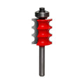 Freud 80-552 1/8-Inch Radius Triple Beading & Fluting Router Bit