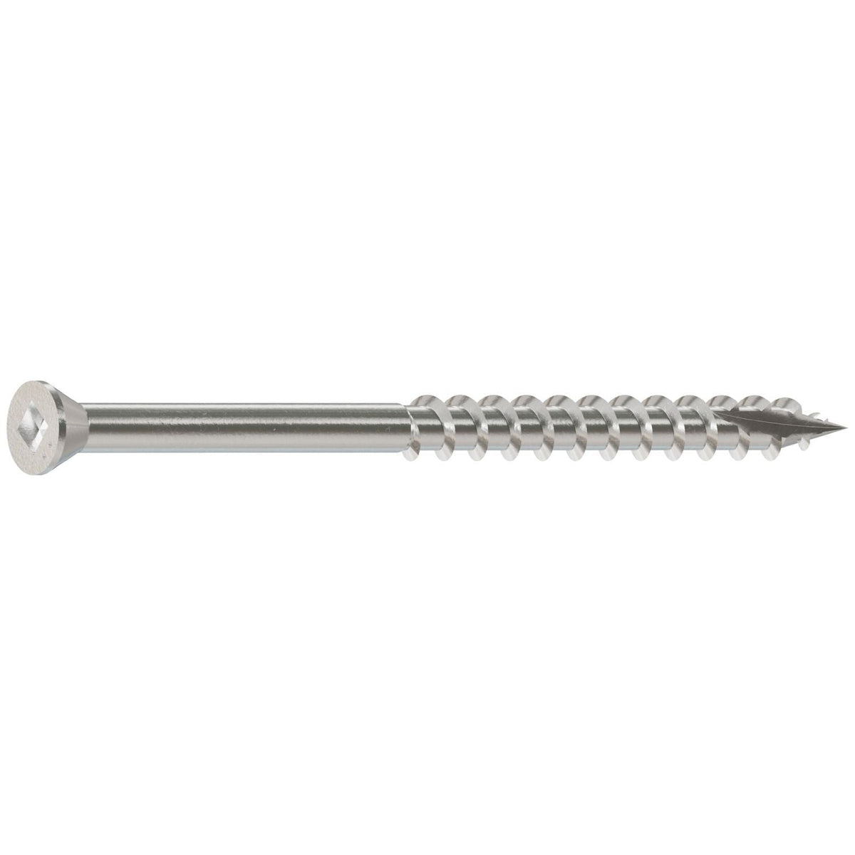 Simpson Strong-Tie S07250FB1 Trim-Head Screw, Square Drive, #7 x 2-1/2-in. #1 SQ, Type 305, 1-lb.