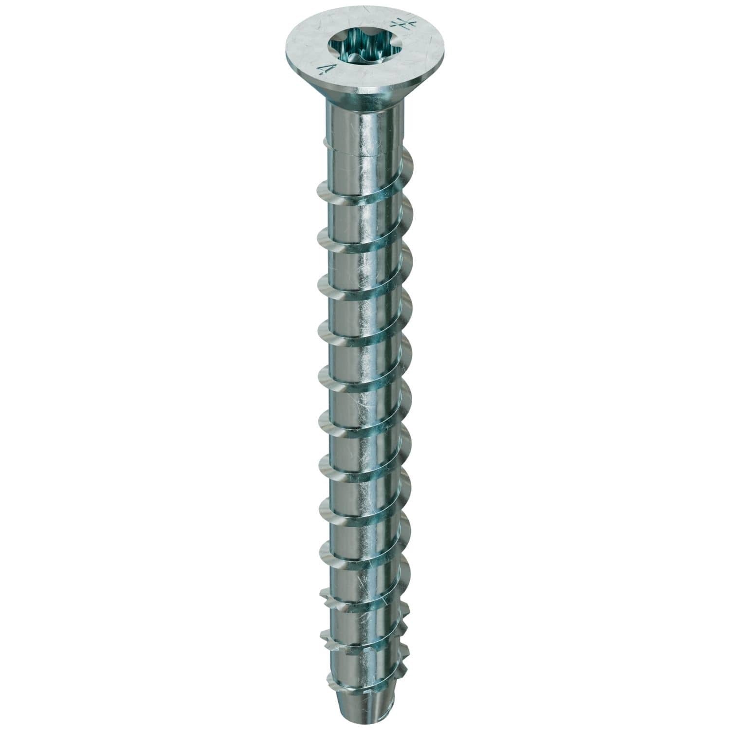 Simpson Strong-Tie THD37400CS Titen HD 3/8-in. x 4-in. Zinc-Plated Countersunk Head Heavy-Duty Screw Anchor, 50-Pack