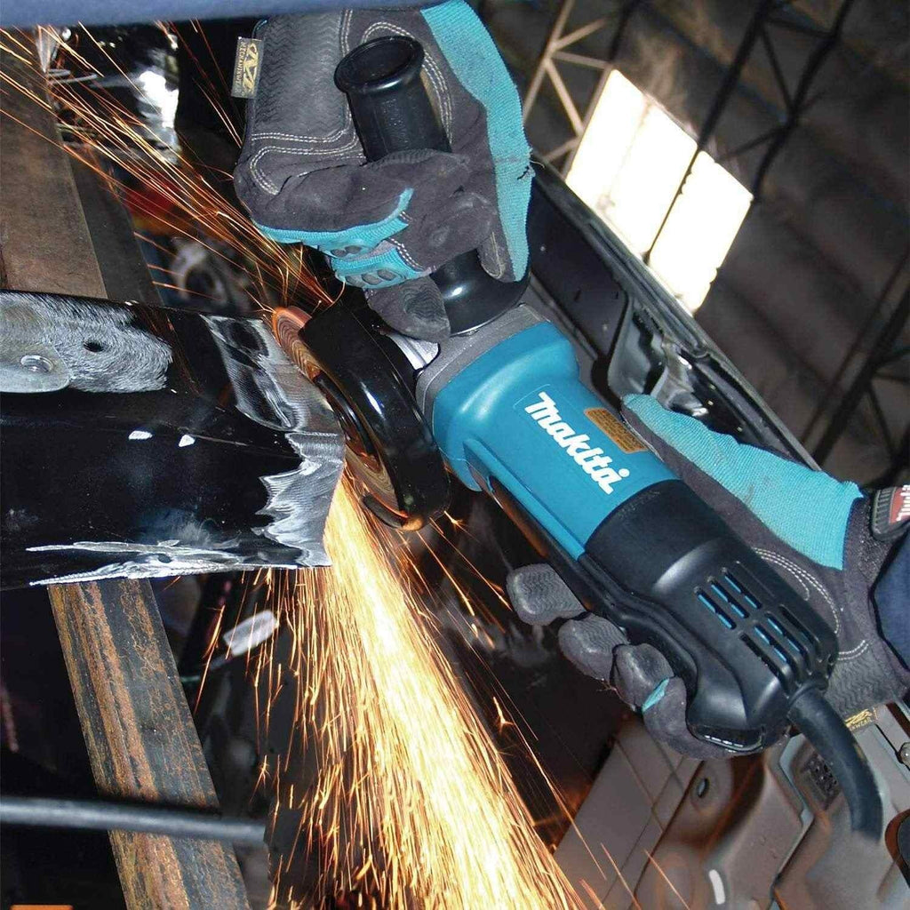 Makita 9557PB Corded 4-1/2" Paddle Switch Angle Grinder, with AC/DC Switch
