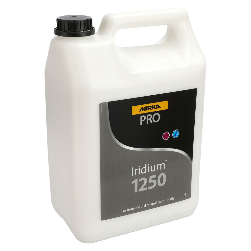 Mirka PRO Iridium 1250 1 Liter Polishing Compound for Spot Repair and Scratch Removal (PC1250-1L)