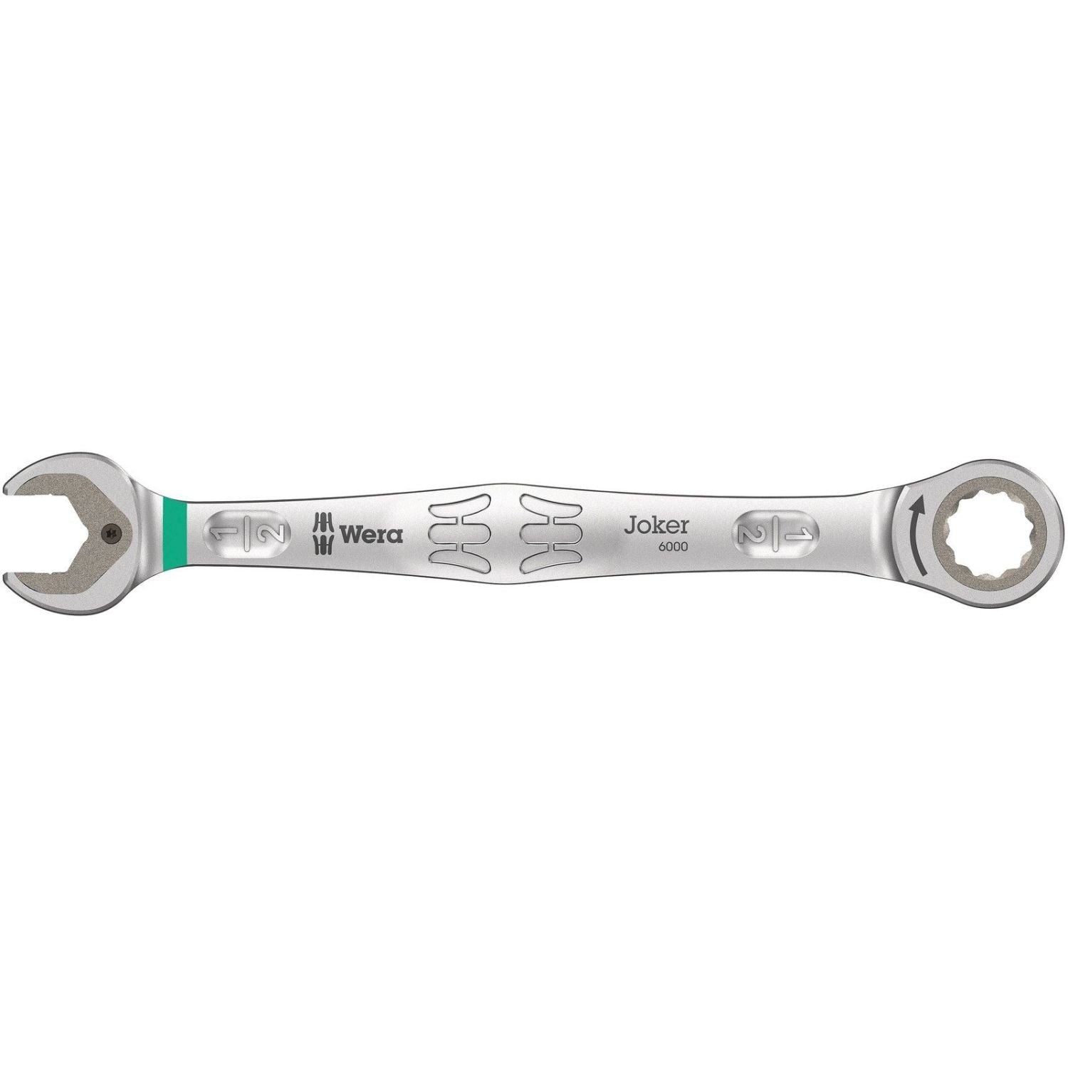 Wera 6000 Joker Ratcheting Combination Wrenches, Imperial, 1/2-in.x177-mm.