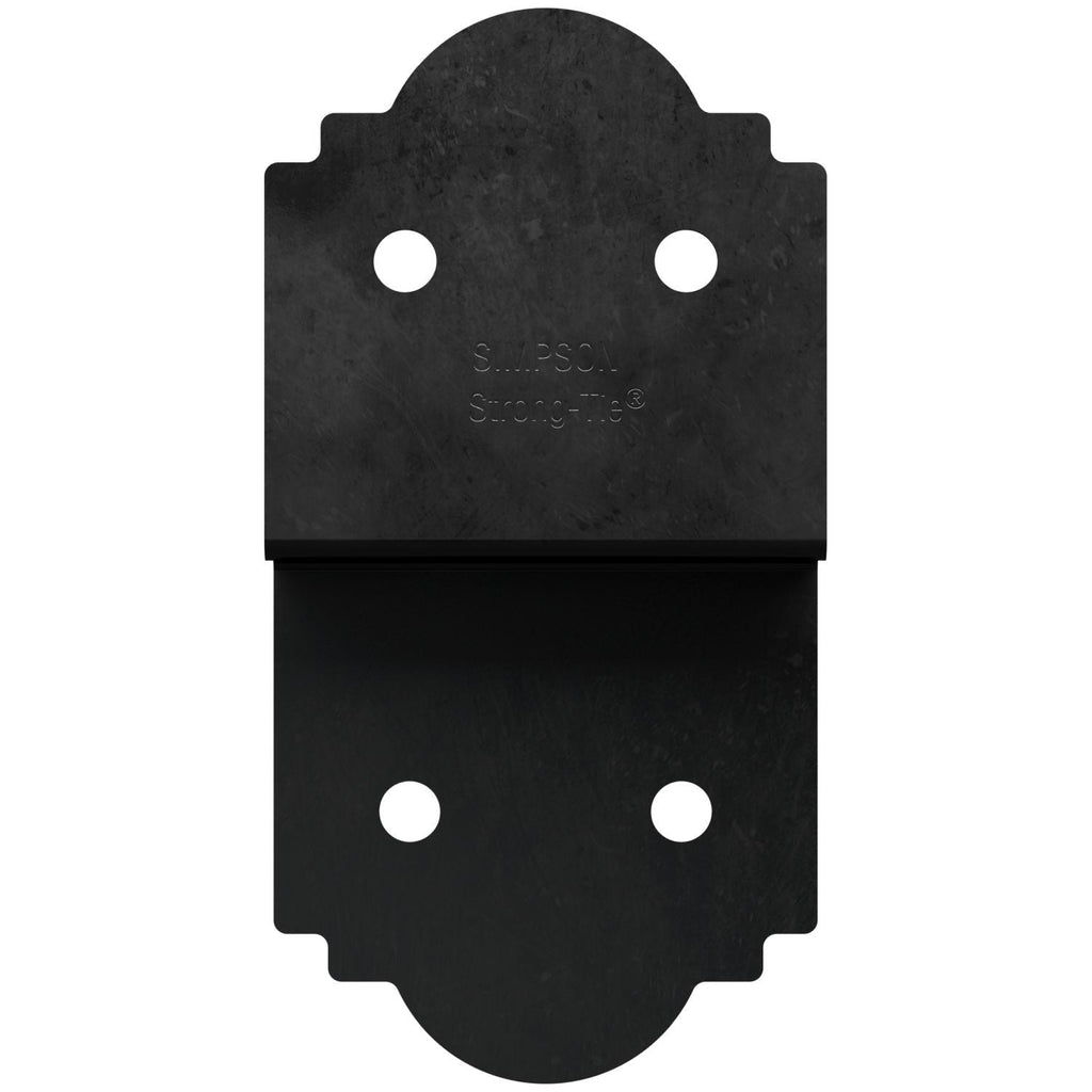 Simpson Strong-Tie APDJT1.75-6 Outdoor Accents Mission Collection 5-in. ZMAX, Black Powder-Coated Deck Joist Tie for 1-3/4-in. Wood